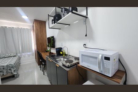 Studio para alugar com 15m², 1 quarto e sem vagaEstúdio cozinha 