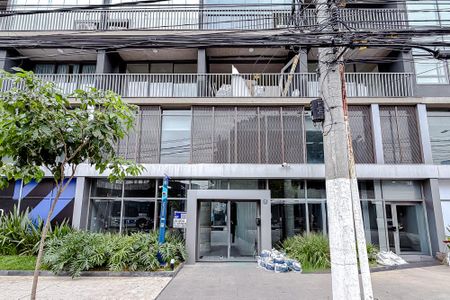 Studio para alugar com 29m², 1 quarto e sem vagaFachada - Plaquinha