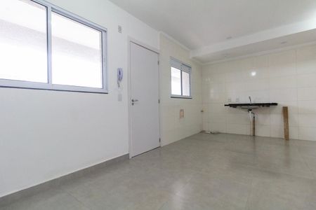 Sala, Cozinha e área de serviço de apartamento para alugar com 1 quarto, 37m² em Vila Matilde, São Paulo