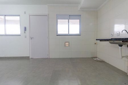 Sala, Cozinha e área de serviço de apartamento para alugar com 1 quarto, 37m² em Vila Matilde, São Paulo