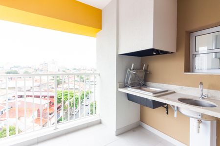 Varanda gourmet de apartamento à venda com 2 quartos, 50m² em Vila Osasco, Osasco