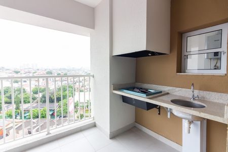 Varanda gourmet de apartamento para alugar com 2 quartos, 50m² em Vila Osasco, Osasco