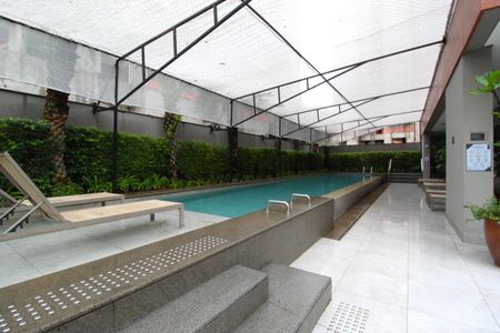 Área Comum - Piscina de kitnet/studio para alugar com 1 quarto, 27m² em Indianópolis, São Paulo