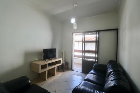 Sala de apartamento para alugar com 2 quartos, 106m² em Balneario Cidade Atlantica, Guarujá