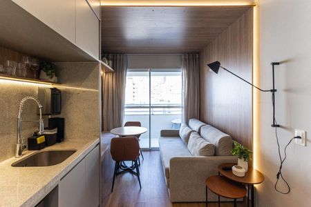 Sala de apartamento para alugar com 1 quarto, 29m² em Centro Histórico de São Paulo, São Paulo