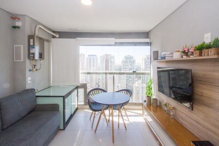Studio de kitnet/studio para alugar com 1 quarto, 33m² em Jardim das Acacias, São Paulo