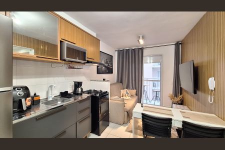 Sala/Cozinha/Área de serviço  de apartamento para alugar com 2 quartos, 35m² em Barra Funda, São Paulo