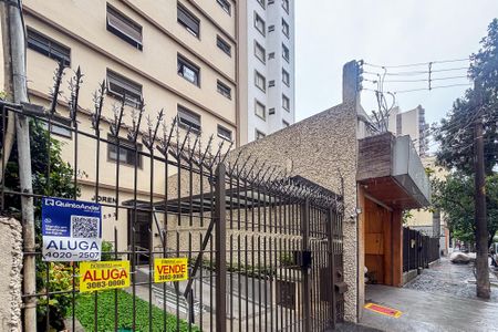 Studio para alugar com 40m², 1 quarto e sem vagafachada do predio