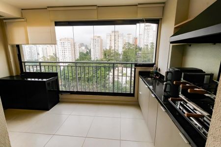 Varanda gourmet de apartamento à venda com 2 quartos, 76m² em Vila Andrade, São Paulo