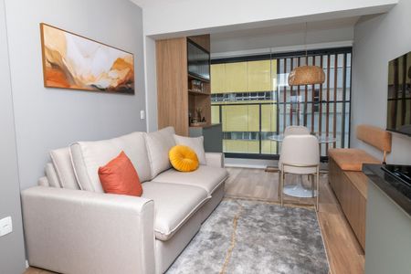 Sala de apartamento para alugar com 1 quarto, 41m² em Perdizes, São Paulo