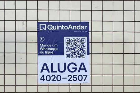 Apartamento para alugar com 38m², 2 quartos e sem vaga Apartamento para alugar com 38m², 2 quartos e sem vagaPlaca