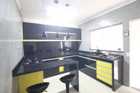 Cozinha de casa para alugar com 1 quarto, 60m² em Jardim Alpino, São Paulo