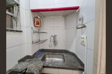 Cozinha  de apartamento para alugar com 1 quarto, 32m² em Glória, Rio de Janeiro