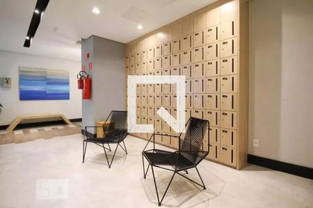 Studio à venda com 25m², 1 quarto e sem vagaHall social