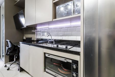 Studio à venda com 25m², 1 quarto e sem vagaCozinha