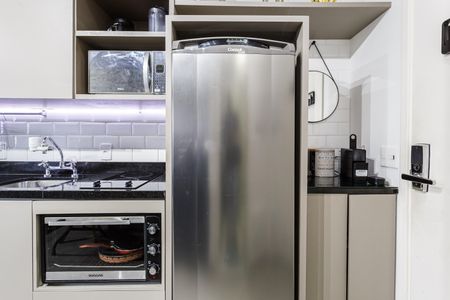 Studio à venda com 25m², 1 quarto e sem vagaCozinha