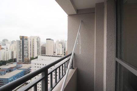 Apartamento para alugar com 24m², 1 quarto e sem vagaVaranda