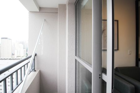 Apartamento para alugar com 24m², 1 quarto e sem vagaVaranda