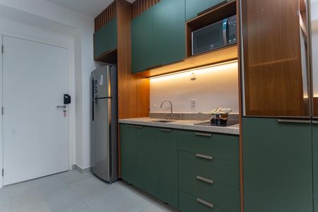 Apartamento para alugar com 25m², 1 quarto e sem vagaCozinha Americana