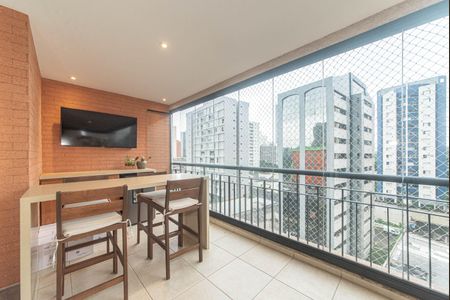 Varanda de apartamento para alugar com 3 quartos, 167m² em Brooklin, São Paulo