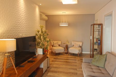 Sala de apartamento para alugar com 3 quartos, 90m² em Pompéia, Santos