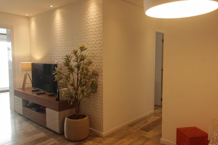 Sala de apartamento para alugar com 3 quartos, 90m² em Pompéia, Santos