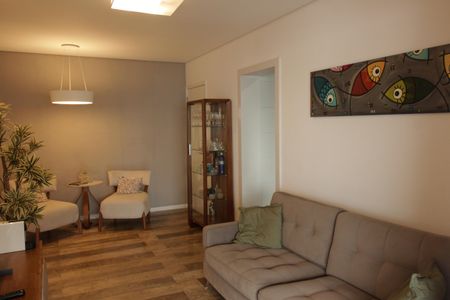 Sala de apartamento para alugar com 3 quartos, 90m² em Pompéia, Santos