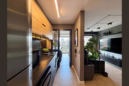 Cozinha de apartamento para alugar com 3 quartos, 94m² em Vila Cordeiro, São Paulo