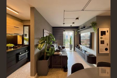Sala  de apartamento para alugar com 3 quartos, 94m² em Vila Cordeiro, São Paulo