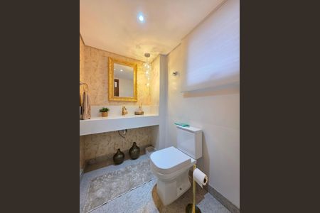Lavabo  de apartamento à venda com 5 quartos, 260m² em Santo Antônio, Belo Horizonte