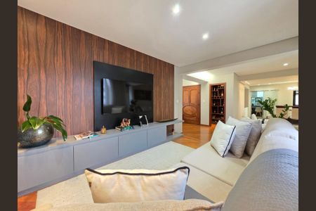 Sala  de apartamento à venda com 5 quartos, 260m² em Santo Antônio, Belo Horizonte