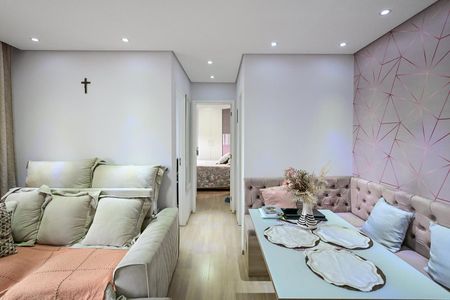 Sala de apartamento para alugar com 2 quartos, 48m² em Jardim Umarizal, São Paulo