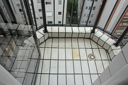 Varanda da Sala de apartamento para alugar com 1 quarto, 60m² em Gonzaga, Santos