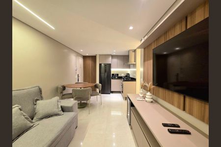 Sala/Cozinha de apartamento para alugar com 1 quarto, 46m² em Itaim Bibi, São Paulo