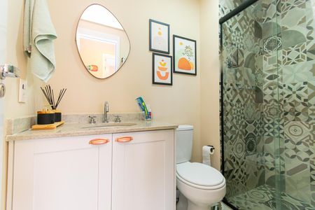 Apartamento para alugar com 54m², 2 quartos e sem vagaBanheiro