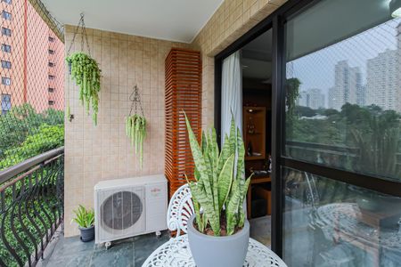 Varanda da Sala de apartamento à venda com 3 quartos, 87m² em Santo Amaro, São Paulo