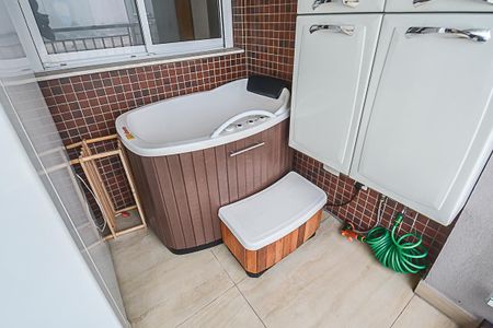 Varanda gourmet de apartamento para alugar com 3 quartos, 127m² em Jardim Chácara Inglesa, São Bernardo do Campo