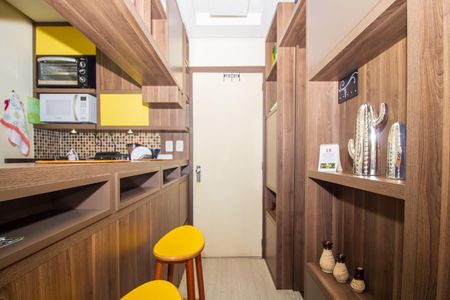 Cozinha de apartamento para alugar com 1 quarto, 35m² em Centro Histórico, Porto Alegre