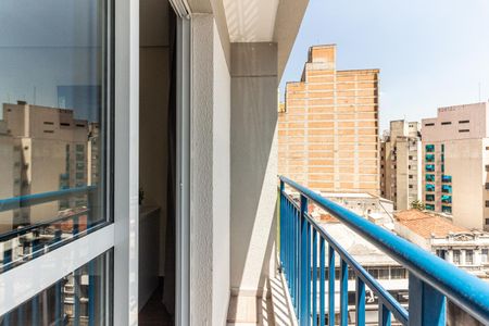 Varanda do Studio de kitnet/studio para alugar com 1 quarto, 20m² em República, São Paulo