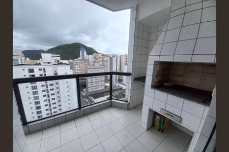 Varanda da Sala de apartamento para alugar com 3 quartos, 90m² em Itararé, São Vicente