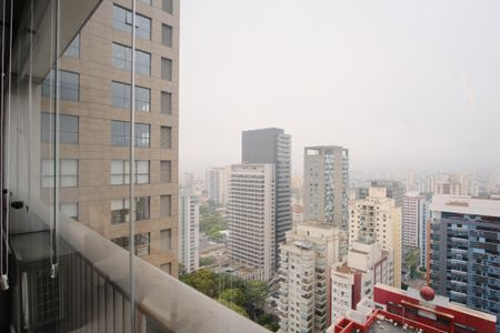 Studio para alugar com 33m², 1 quarto e 1 vagaVaranda