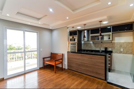 Sala de apartamento para alugar com 2 quartos, 58m² em Jardim Flor da Montanha, Guarulhos