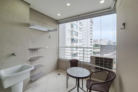 varanda do Quarto de kitnet/studio para alugar com 1 quarto, 36m² em Jardim do Mar, São Bernardo do Campo