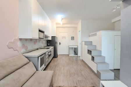 Sala de kitnet/studio para alugar com 1 quarto, 36m² em Jardim do Mar, São Bernardo do Campo