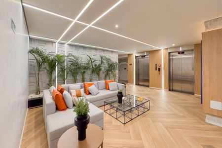 Studio à venda com 34m², 1 quarto e sem vaga Studio à venda com 34m², 1 quarto e sem vagaHall Social