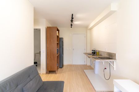 Sala de apartamento para alugar com 1 quarto, 32m² em Liberdade, São Paulo
