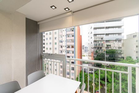 Varanda da Sala de apartamento para alugar com 1 quarto, 32m² em Liberdade, São Paulo
