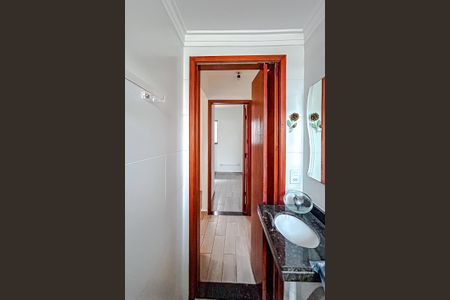 Casa de condomínio para alugar com 128m², 3 quartos e 1 vagaBanheiro 1