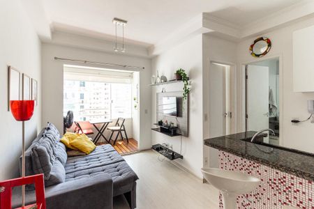 Sala de apartamento para alugar com 1 quarto, 35m² em Campos Elíseos, São Paulo