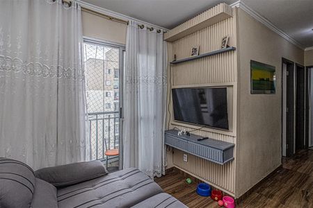 sala_1 de apartamento à venda com 2 quartos, 48m² em Vila Liviero, São Paulo